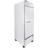 Beverage-Air HBR23HC-1 Horizon Series 27 inch Bottom Mounted Solid Door Reach-In Refrigerator with LED Lighting