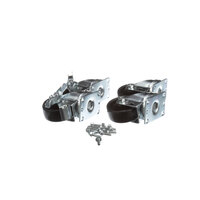 Silver King 10314-79 4 In Caster/Plate - 4/Set