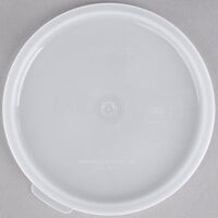 Cambro 1.2 Qt. White Round Polyethylene Crock Lid