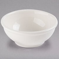 Libbey 951250250 Flint 18.3 oz. Ivory (American White) Porcelain Oatmeal / Nappy Bowl - 36/Case