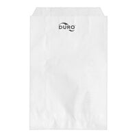 Duro 6" x 9" White Merchandise Bag - 1000/Bundle