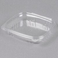 Genpak 16 oz. Clear Shallow Hinged Deli Container - 100/Pack
