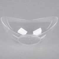 Fineline 6303-CL Tiny Temptations 5 inch x 2 5/8 inch Tiny Tureens Clear Plastic Bowl - 240/Case