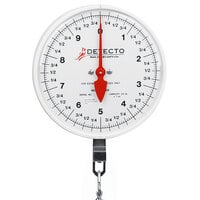 Cardinal Detecto MCS-20DH 20 lb. Hanging Hook Scale with Double Dial