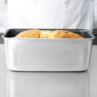 Vollrath S5435 Wear-Ever 5 lb. Non-Stick Aluminum Bread Loaf Pan -10 inch x 5 inch x 4 inch