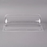 GET CO-3065-CL 21 1/4" x 13" x 7" Designer Polyweave Clear Rectangular Cover for WB-1552 Baskets
