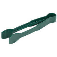 Green 12 inch Polycarbonate Flat Grip Tongs