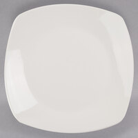 Libbey 950086793 Flint 10 5/8" Ivory (American White) Porcelain Coupe Plate - 12/Case