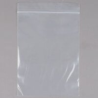 Plastic Food Bag 6" x 8" Pint Size Seal Top with 4 mil. Gauge - 1000/Case