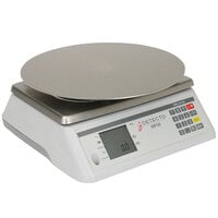 Cardinal Detecto RP30R 30 lb. Rotating Digital Ingredient Scale with Round Platform
