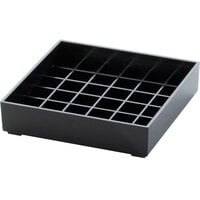 Cal-Mil 681-4-13 Classic 4 inch Black Square Drip Tray