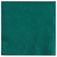 Choice Hunter Green 2-Ply Beverage / Cocktail Napkins - 1000/Case