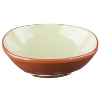 Syracuse China 922224355 Terracotta 4 oz. Fern Green Bowl - 36/Case