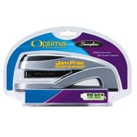 Swingline 87801CC Optima 25 Sheet Silver Full Strip Desk Stapler
