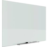 Quartet G7442IMW 74 inch x 42 inch White Frameless Magnetic Glass Markerboard