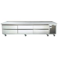 Traulsen TE110HT 6 Drawer 110" Refrigerated Chef Base - Specification Line