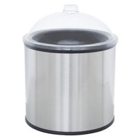 Carlisle Black 3 Gallon Coldmaster Ice Cream Cold Crock with Lid and Stainless Steel Shroud