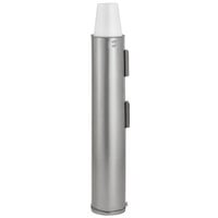 Vollrath SLC-1 Spring-Loaded Stainless Steel Wall Mount / Countertop 4 - 6 oz. Cup Dispenser