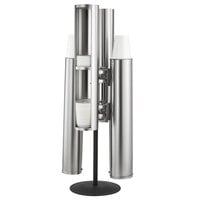 Vollrath SLC-2 Spring-Loaded Stainless Steel Wall Mount / Countertop 6 - 10 oz. Cup Dispenser