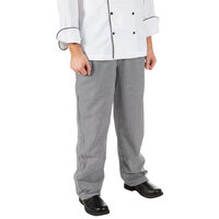 Mercer Culinary Millennia® Unisex Houndstooth Cook Pants M60030HT - Large