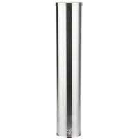 Vollrath PLC-4 Pull-Type Stainless Steel Wall Mount 32 - 44 oz. Cup Dispenser