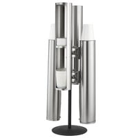 Vollrath SLC-3 Spring-Loaded Stainless Steel Wall Mount / Countertop 12 - 20 oz. Cup Dispenser