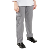 Mercer Culinary Genesis® Women's Houndstooth Cargo Pants M61071HT - 1XL