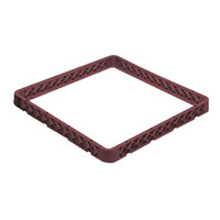 Vollrath CRJ-21 Traex® 12 Compartment Full-Size Burgundy Closed Wall Extender