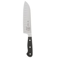 Mercer Culinary M23590 Renaissance® 7 inch Forged Riveted Santoku Knife with Granton Edge