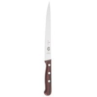 Victorinox 5.3810.18 7" Straight Flexible Fillet Knife with Rosewood Handle
