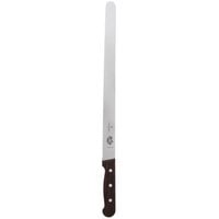 Victorinox 5.4230.36 14" Serrated Edge Roast Beef Slicing / Carving Knife with Wood Handle