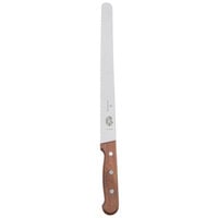 Victorinox 5.4230.30 12" Serrated Edge Roast Beef Slicing / Carving Knife with Wood Handle