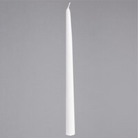 Sterno 40316 12 inch White 12 Hour Taper Candle - 12/Pack