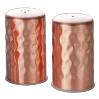 American Metalcraft CHSP2 2 oz. Copper Salt and Pepper Shaker Set with Hammered Finish