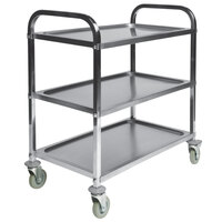 CSL 6300 36" x 35" x 18" Stainless Steel Service Cart with Casters