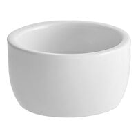 Acopa 2 oz. Bright White Smooth Porcelain Ramekin   - 48/Case