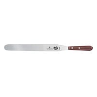 Victorinox 5.2600.31 12 inch Blade Straight Baking / Icing Spatula with Rosewood Handle