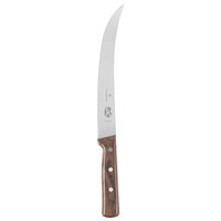 Victorinox 5.7200.25 10 inch Curved Breaking Knife with Rosewood Handle