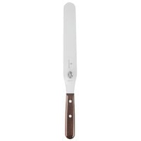 Victorinox 5.2600.25 10 inch Blade Straight Baking / Icing Spatula with Rosewood Handle