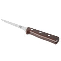 Victorinox 5.6406.12-X1 5" Narrow Stiff Straight Boning Knife with Wood Handle