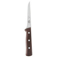 Victorinox 5.6406.12 5" Narrow Stiff Straight Boning Knife with Rosewood Handle
