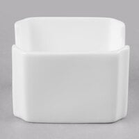 Reserve by Libbey 911190029 International 3 1/2" x 2 3/8" Bone China Sugar Packet Holder - 12/Case