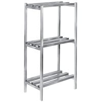 Channel DR2442-3 42" x 24" x 64" Three Shelf Aluminum Dunnage Shelving Unit - 2500 lb. capacity