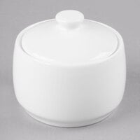 Reserve by Libbey 911190010 International 10 oz. Bone China Sugar Pot with Lid - 12/Case