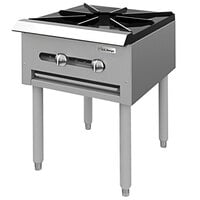 Garland SP-1844 Natural Gas Countertop Stock Pot Stove with 6 inch legs - 45,000 BTU