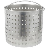 Vollrath Wear-Ever 9 Qt. Heavy-Duty Aluminum Fry Pot with Basket and Plated  Handle 681190