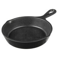 Elite Global Solutions MFP5 Illogical 5" Black Faux Cast Iron Fry Pan