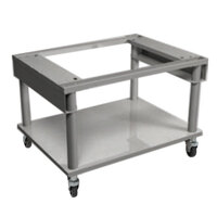 MagiKitch'n MK5225-1512010-C 60" x 26 1/2" Mobile Stainless Steel Equipment Stand with Undershelf