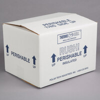 Polar Tech Thermo Chill Insulated Shipping Box with Foam Container 8" x 6" x 4 1/4"