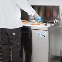 Avantco APT-27-HC 27 inch 1 Door Refrigerated Sandwich Prep Table